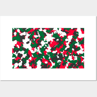 Camouflage Christmas Posters and Art